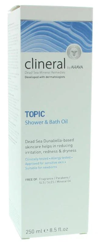 Ahava Clineral topic shower & bath oil 250 Milliliter