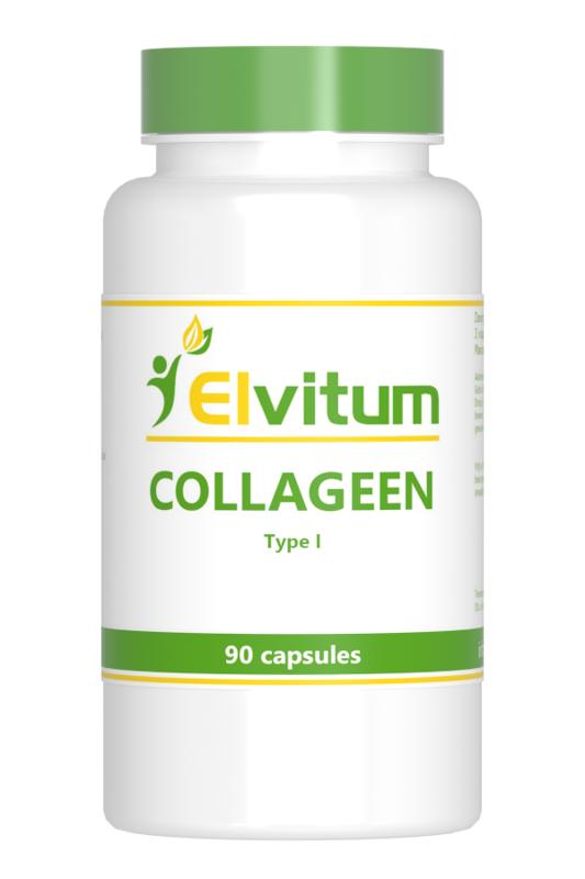 Elvitum Collageen Type 1 90.00 Vegetarische capsules
