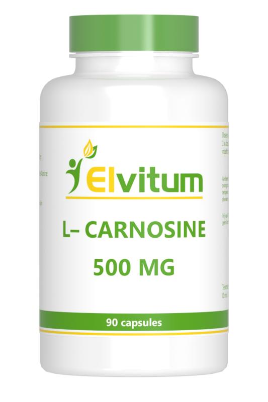 Elvitum L-Carnosine 500mg 90 Vegetarische capsules