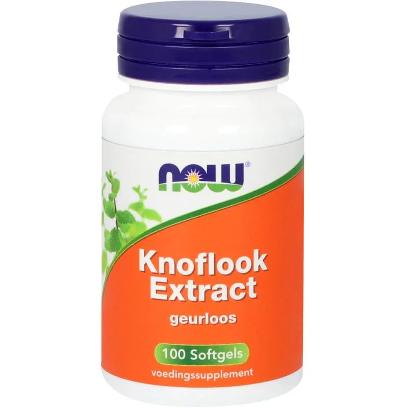 NOW Knoflook extract 100 Softgels