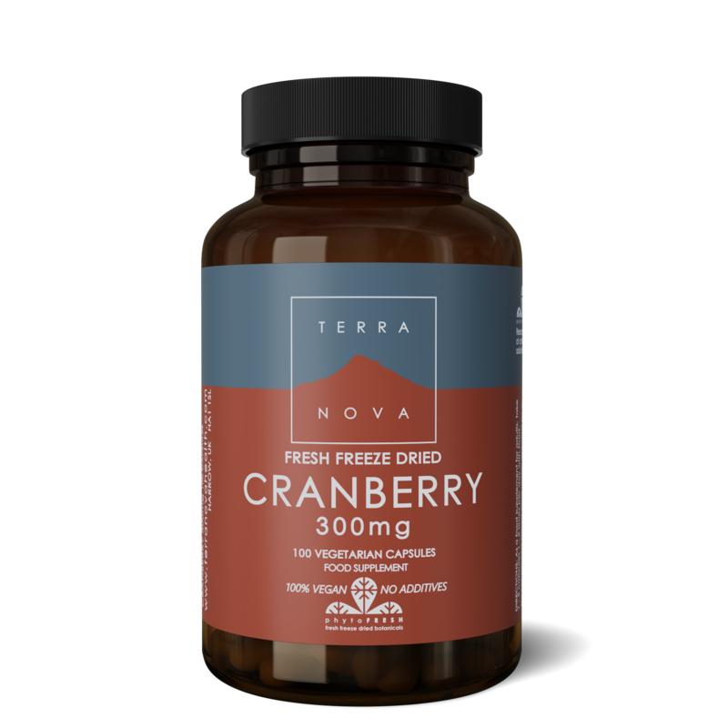 Terranova Cranberry 300mg 100.00 Vegetarische capsules