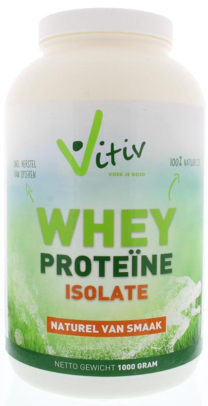 Vitiv Whey proteine isolaat 1.00 Kilogram