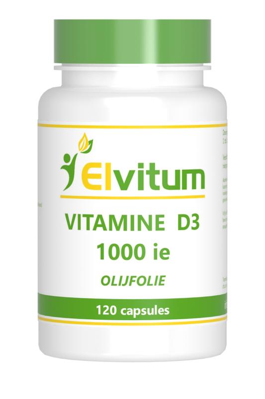 Elvitum Vitamine D3 1000IE/25mcg 120 Capsules
