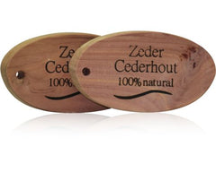 Beautylin Cederhout ovaal 100% natuurlijk 3 Stuks