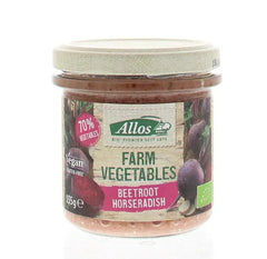 Allos Farm vegetables rode biet & mierikswortel bio 135 Gram