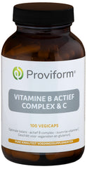 Proviform Vitamine B actief complex & C 100 Vegetarische capsules