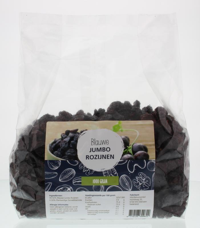 MijnNatuurwinkel Blauwe jumbo rozijnen 1 Kilogram