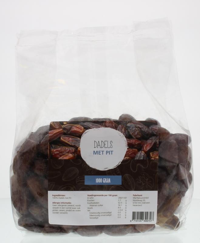 MijnNatuurwinkel Dadels met pit 1 Kilogram