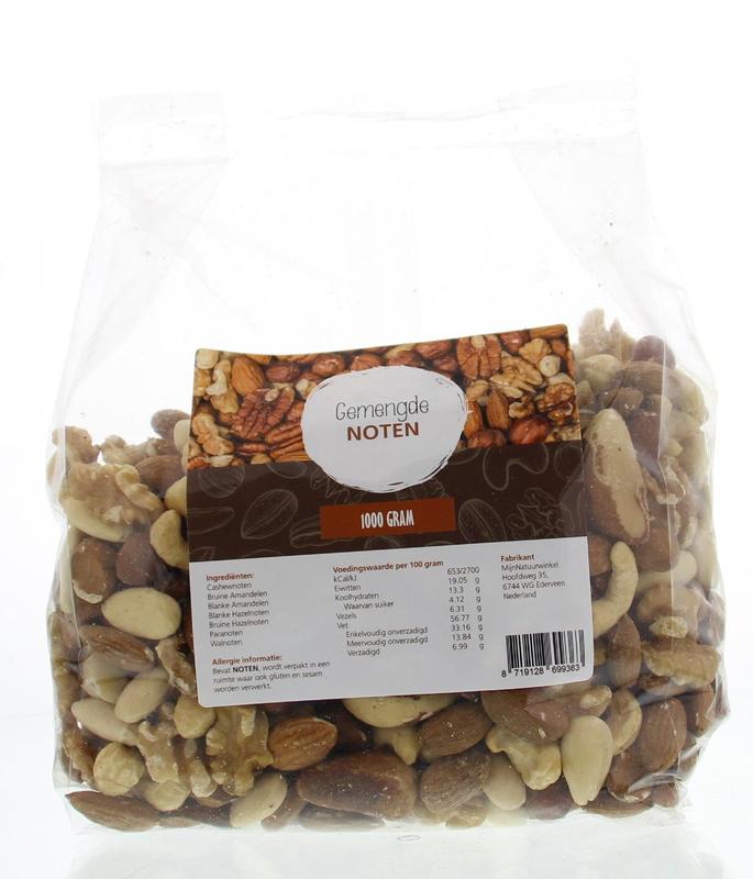 MijnNatuurwinkel Gemengde noten 1 Kilogram