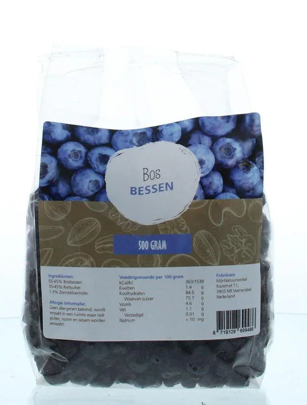MijnNatuurwinkel Bosbessen 500 Gram