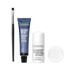 Combinal Wenkbrauwen wimperverf kit zwart 1 Set