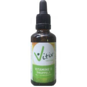 Vitiv Vitamine D3 druppels 100IU 50.00 Milliliter