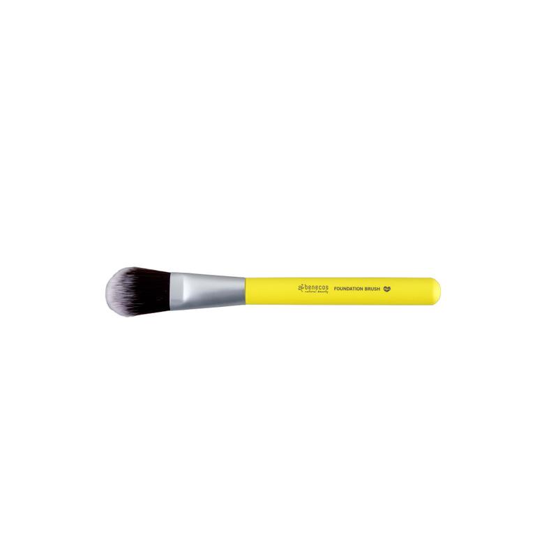 Benecos natural beauty Make up foundation brush - colour edition 1 Stuks