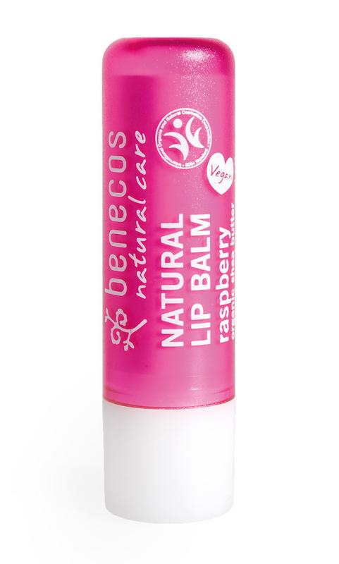 Benecos natural beauty Natural lipbalm raspberry 1.00 Stuks