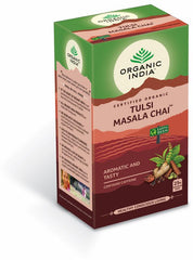 Organic India Tulsi masala chai thee bio 25.00 Zakjes