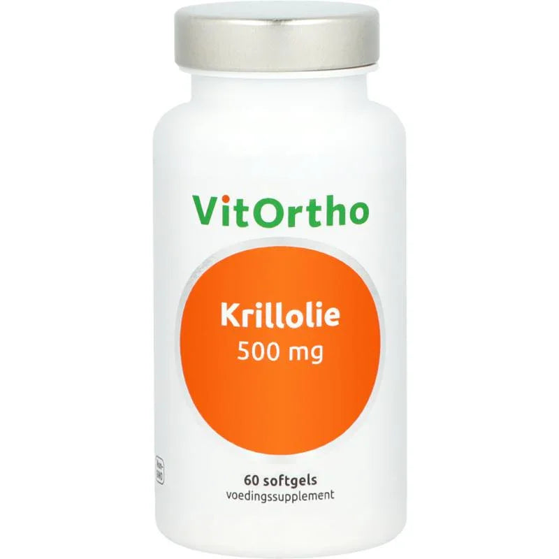 VitOrtho Krillolie 500mg 60 Softgels