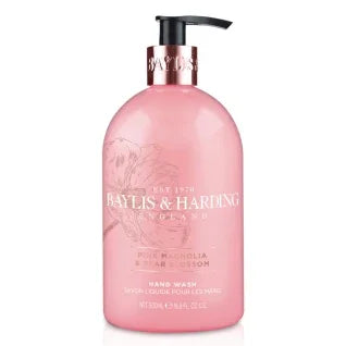Baylis & Harding Hand wash pink magnolia & pear blossom 500 Milliliter