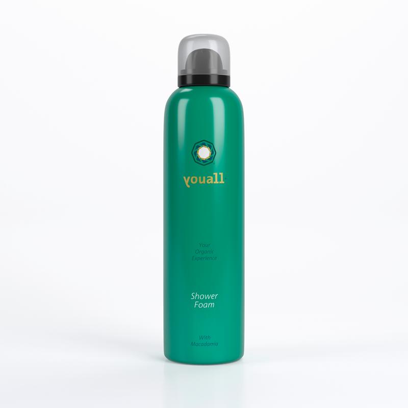 YouAll Organic doucheschuim 200.00 Milliliter