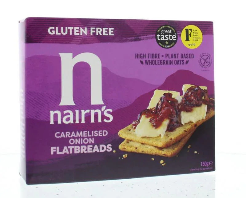 Nairns Flatbread gekarameliseerde ui 150 Gram