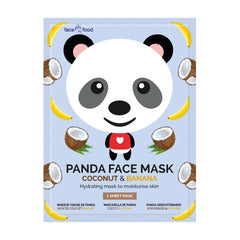 Montagne Panda sheet face mask coconut & banana 1.00 Stuks
