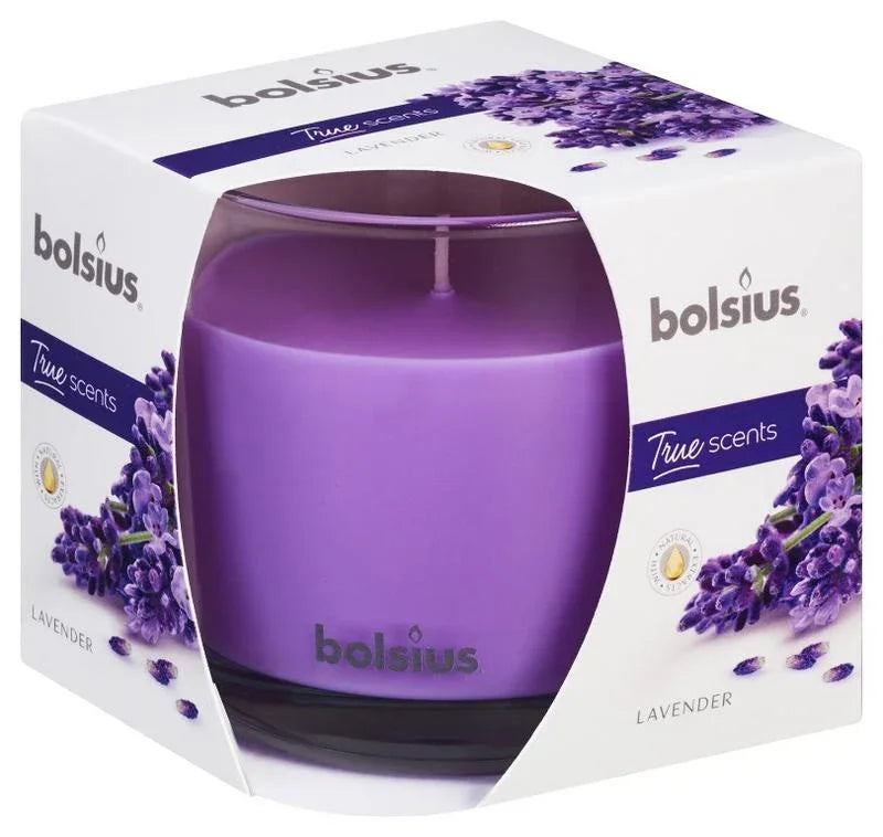 Bolsius True Scents geurglas 95/95 lavendel 1 Stuks