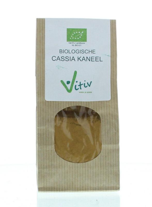 Vitiv Cassia kaneel bio 100.00 Gram
