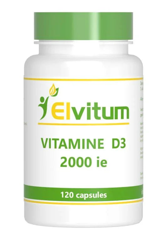 Elvitum Vitamine D3 2000IE/50mcg 120 Capsules