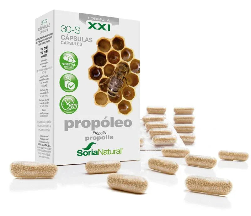 Soria Natural 30-S Propolis XXI 30 Capsules