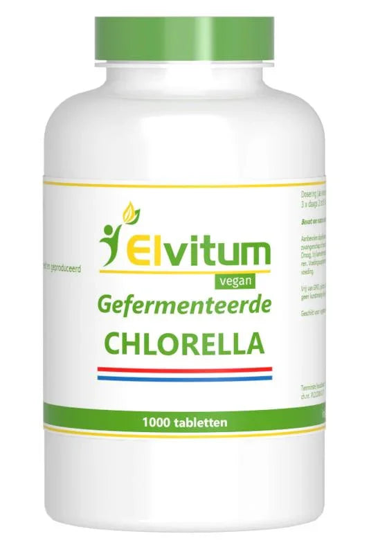 Elvitum Chlorella 250mg Nederlands 1000 Tabletten