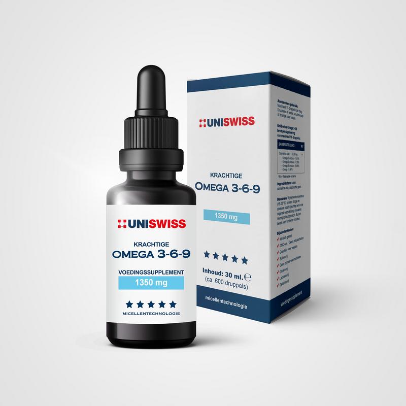 Uniswiss Omega 3-6-9 (wateroplosbaar) 30.00 Milliliter