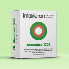 Intoleran Fibractase 1200 36.00 Vegetarische capsules