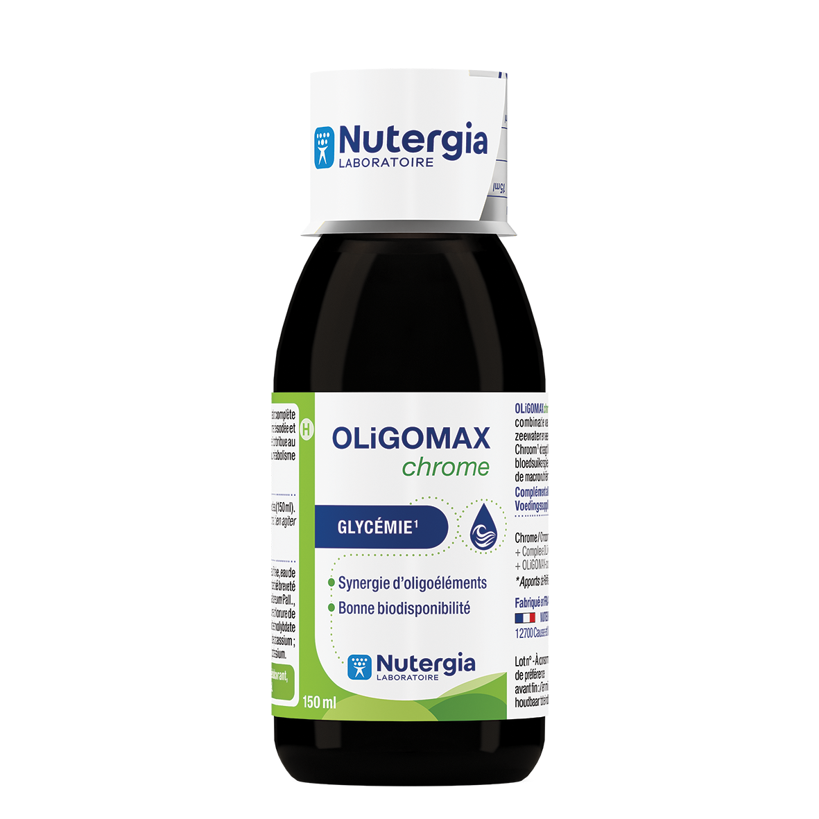 Nutergia Oligomax chroom 150.00 Milliliter