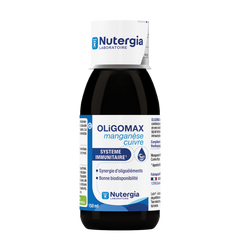 Nutergia Oligomax mangaan koper 150.00 Milliliter