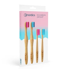 Nordics Tandenborstel gezin voordeelpak 4 Stuks