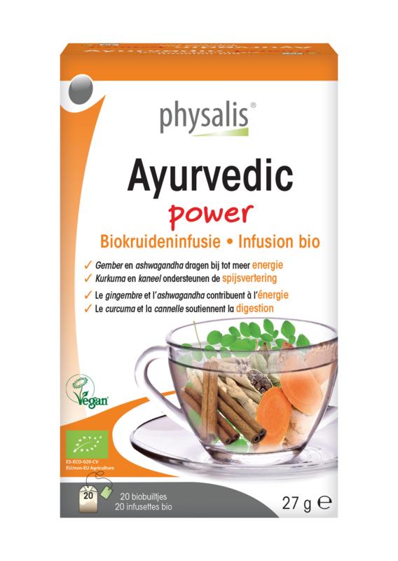 Physalis Ayurvedic power biokruideninfusie 20 Zakjes