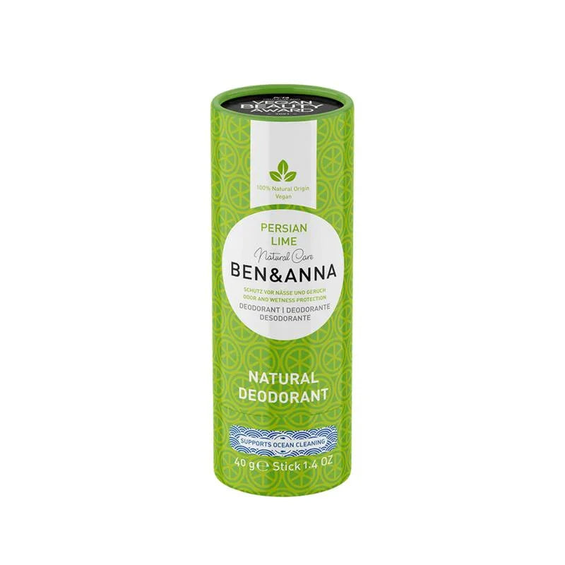 Ben & Anna Deodorant persian lime papertube 40.00 Gram