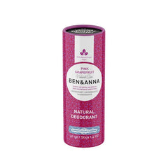 Ben & Anna Deodorant pink grapefruit papertube 40 Gram
