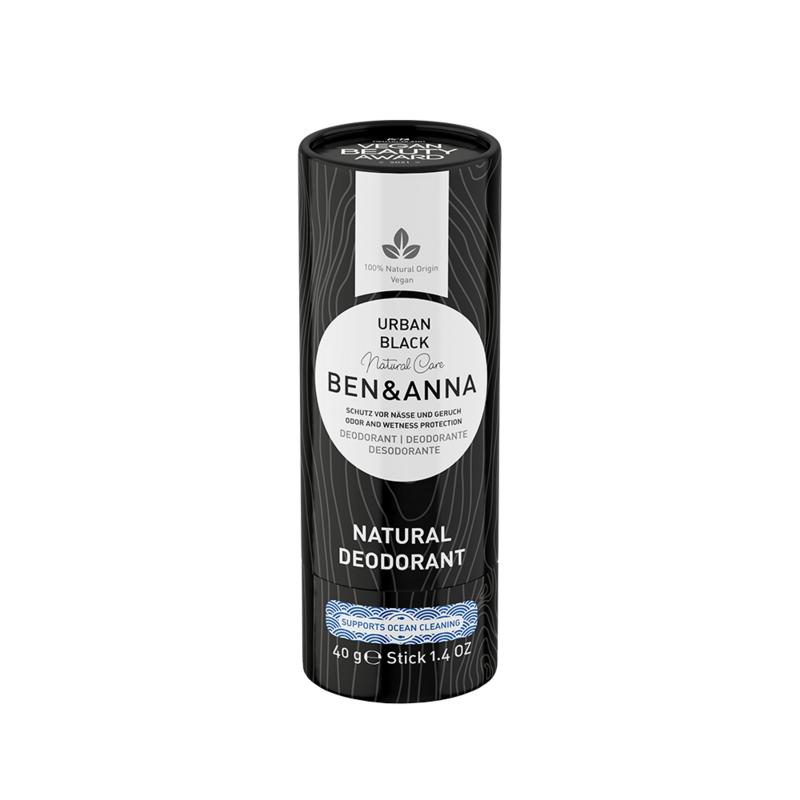 Ben & Anna Deodorant urban black papertube 40.00 Gram