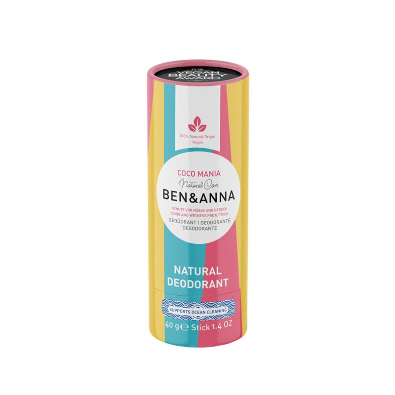Ben & Anna Deodorant coco mania papertube 40 Gram