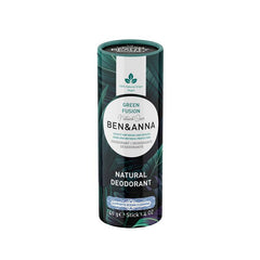 Ben & Anna Deodorant green fusion papertube 40 Gram