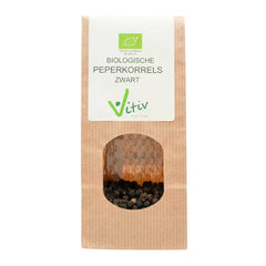 Vitiv Peperkorrels zwart bio 250 Gram