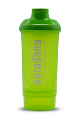 Purasana Plastic shaker wave 500ml groen 1 Stuks