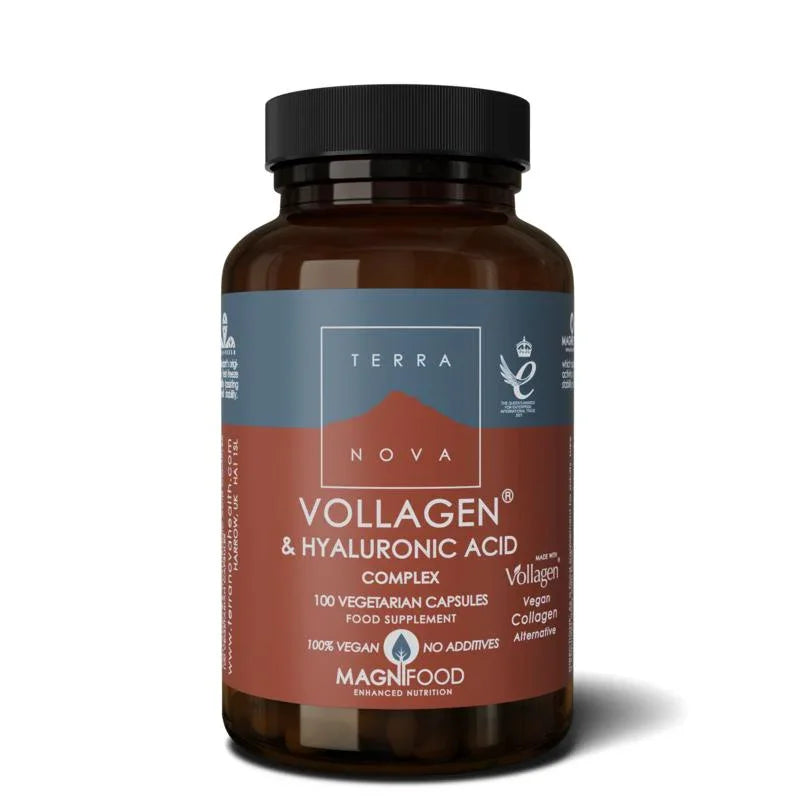 Terranova Vollagen & hyaluronic acid complex 100 Vegetarische capsules