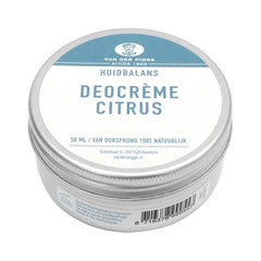 van der Pigge Huidbalans deocreme citrus 50 Milliliter