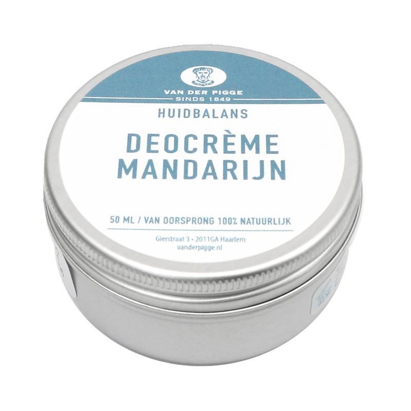 van der Pigge Huidbalans deocreme mandarijn 50 Milliliter
