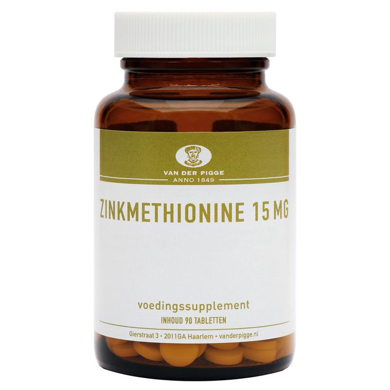 van der Pigge Zinkmethionine 15mg 90 Tabletten