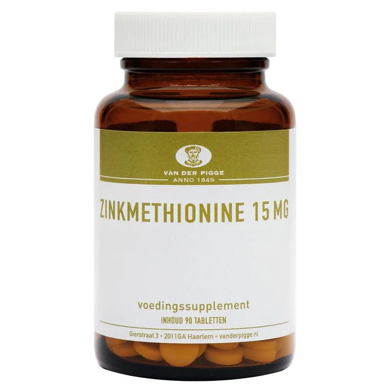 van der Pigge Zinkmethionine 15mg 90 Tabletten