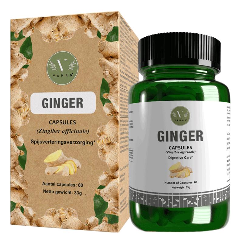 Vanan Ginger capsules 60 Capsules