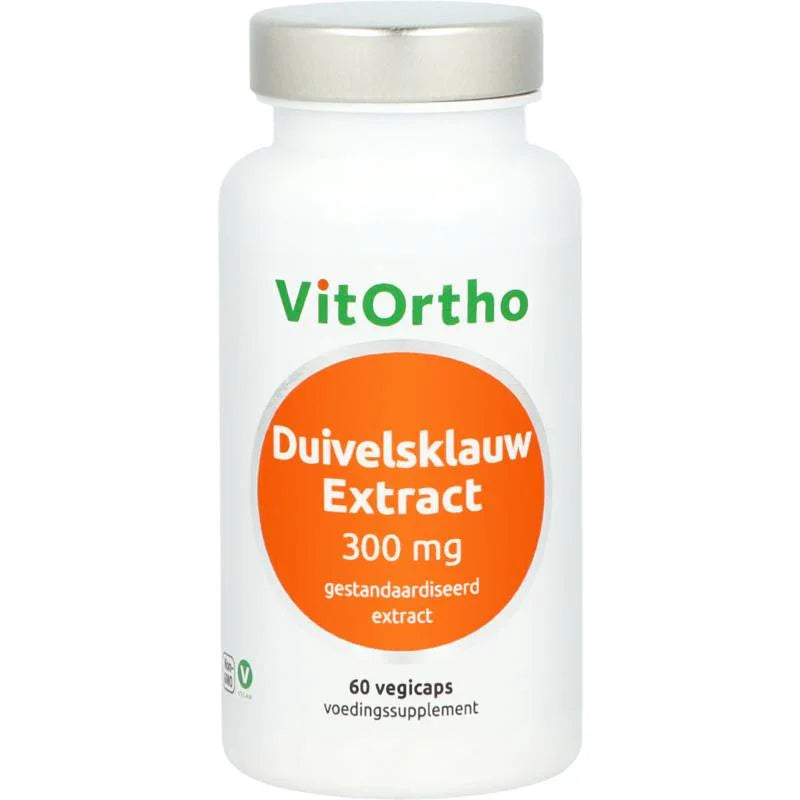 VitOrtho Duivelsklauw extract 300mg 60 Vegetarische capsules