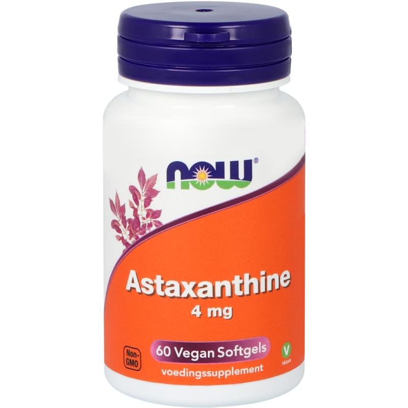 NOW Astaxanthine 4mg 60.00 Softgels